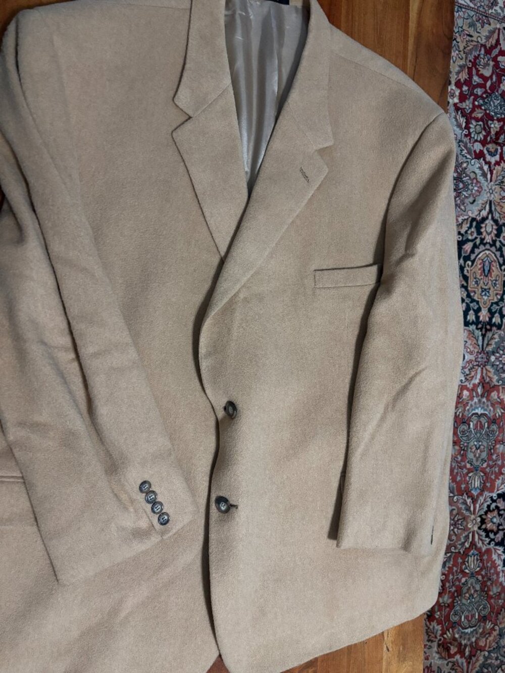 Giafranco Ruffini 100% Camel Hair Men's Blazer 56R